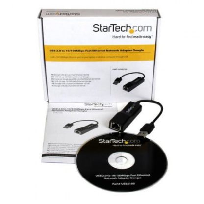 STARTECH  ADAPTADOR EXTERNO USB 2.0 DE RED FAST ETHERNET 10-100 MBPS 15CM - Image 4