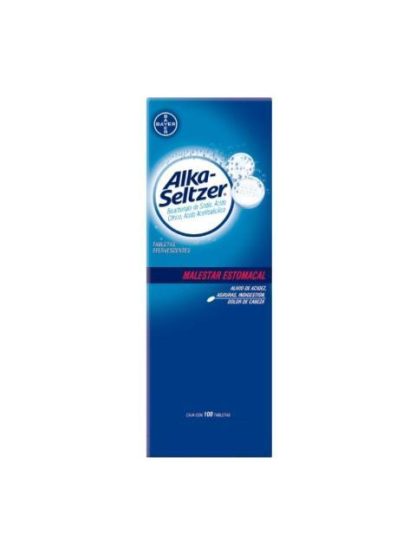 ANTIACIDO EFERVESCENTE ALKA SELTZER 100 TABLETAS