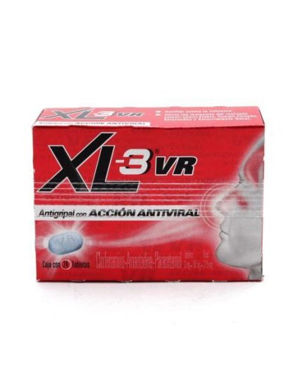 ANTIGRIPAL XL 3 VR CAJA CON 24 TABLETAS