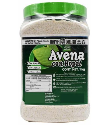 AVENA CON NOPAL 1 KG MAYA DRINK