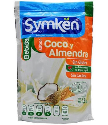 BEBIDA DE ALMENDRA CON COCO 1200 G SYMKEN