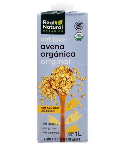 BEBIDA DE AVENA ORGANICA 1 L REAL NATURAL