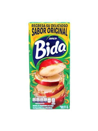 BEBIDA REFRESCANTE JUMEX BIDA DE MANZANA 1 LITRO