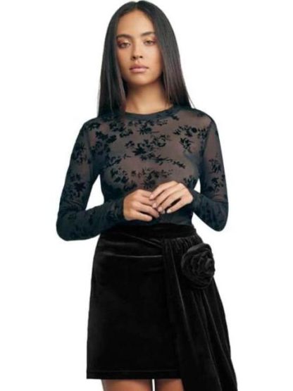 BLUSA DAMA BLUSA NEGRO HOLLY LAND - Image 2