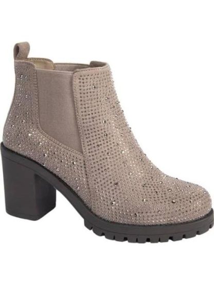 BOTA CON PEDRERIA SUELA TRACK TAUPE VI LINE - Image 2