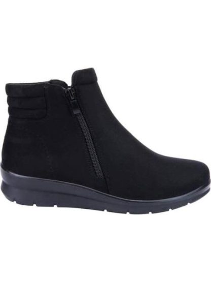 BOTA CONFORT DOBLE CIERRE NEGRO SHOSH