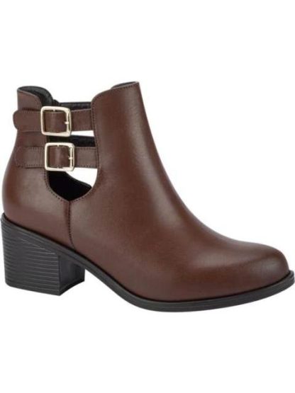 BOTA PIEL VACUNO CON ABERTURA COGNAC VIVIS SHOES - Image 2