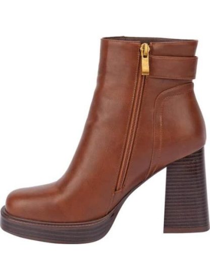 BOTA VESTIR TACON ANCHO COGNAC SCHATZ - Image 5