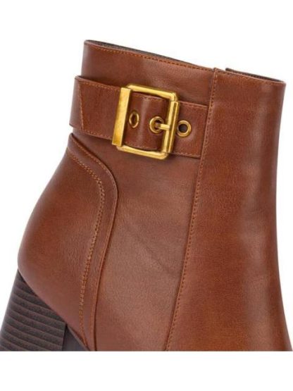 BOTA VESTIR TACON ANCHO COGNAC SCHATZ - Image 6