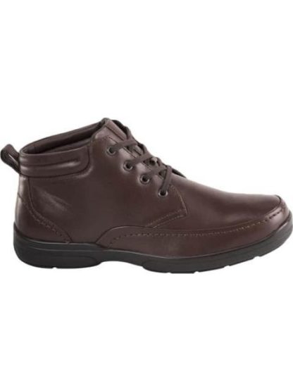 BOTIN CONFORT CON AGUJETA CAFE CALZADO PAZSTOR