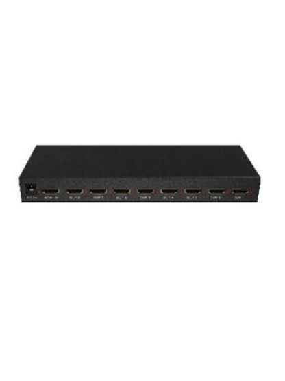 BROBOTIX VIDEO SPLITTER HDMI 8 PUERTOS HDMI NEGRO