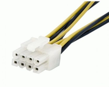 STARTECH  ADAPTADOR DE CORRIENTE EPS DE 4-PIN A 8-PIN DE 6 MACHO - HEMBRA 15CM - Image 2