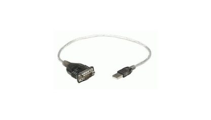 MANHATTAN ADAPTADOR USB A - SERIAL RS-232 0.45 METROS TRANSPARENTE - Image 2