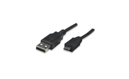 MANHATTAN CABLE USB DE ALTA VELOCIDAD USB 2.0 A MACHO - MICRO USB 2.0 B MACHO 1 METRO NEGRO - Image 2