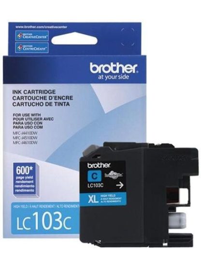 CARTUCHO BROTHER LC103C CYAN 600 PAGINAS - Image 2