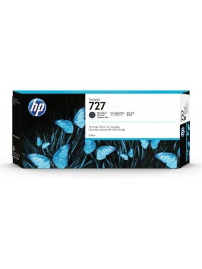 CARTUCHO HP 727 NEGRO MATE ORIGINAL 300ML