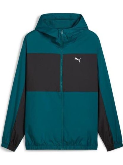 CHAMARRA MESH LINED WINDBREAKER VERDE PUMA