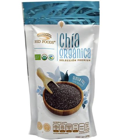 CHIA ORGANICA 270 G BSD FOODS