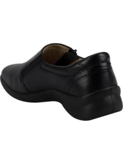 MOCASIN CHOCLO DE PIEL CON CIERRE NEGRO FLEXI - Image 2