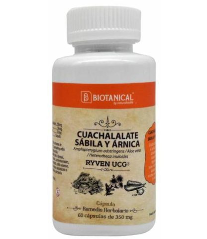 CUACHALALATE SABILA Y ARNICA 60 CAP BIOTANICAL