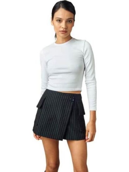 FALDA SHORT CARGO NEGRO HOLLY LAND - Image 2