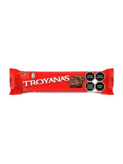 GALLETAS TRES ESTRELLAS TROYANAS CHOCO. 80 GR