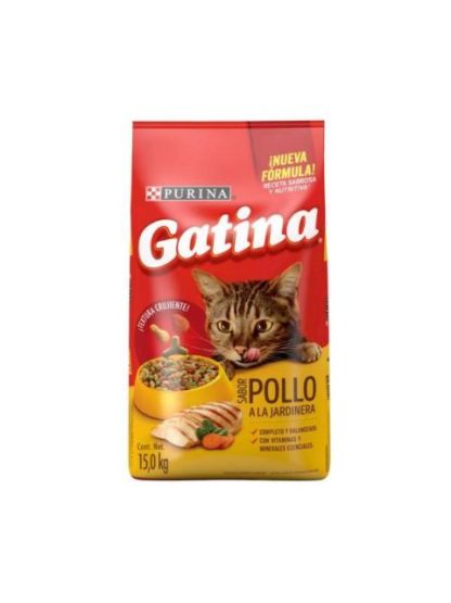 GATINA ALIM GATO POLLO BULTO 15 KG