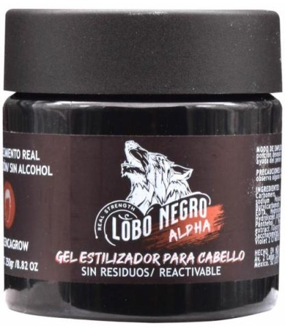 GEL CAPILAR CON CENCAGROW 250 G LOBO NEGRO