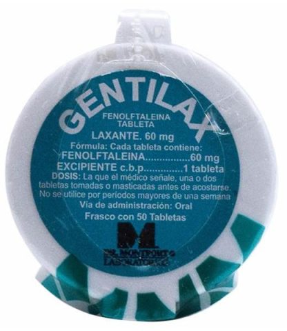 GENTILAX LAXANTE FENOLFTALEINA 50 TAB DR MONTFORT