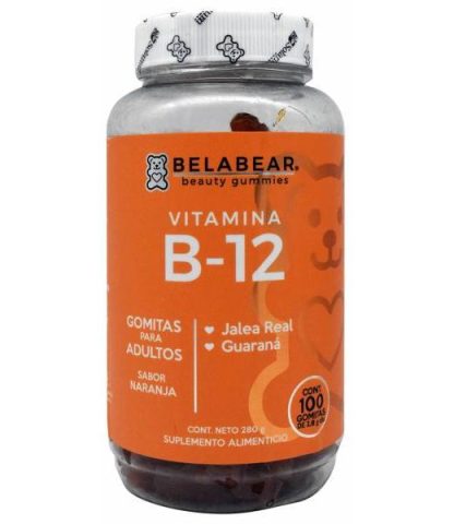 GOMITAS DE VITAMINA B12 NARANJA 280 G BELABEAR