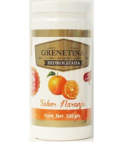 GRENETINA HIDROLIZADA SABOR NARANJA 550 G PRETTY BEE