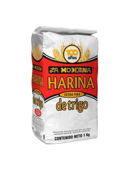 HARINA DE TRIGO LA MODERNA BOLSA 1 KILOGRAMO