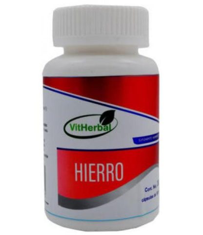 HIERRO 30 CAP VIT HERBAL