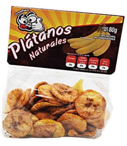 HOJUELAS DE PLATANO 80 G CRAZY FLAVOR