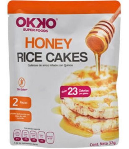 HONEY RICE CAKES 32 G OKKO