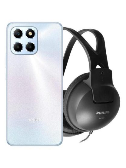 HONOR X6 4GB 64GB PLATA MAS AUDIFONOS PLATEADO