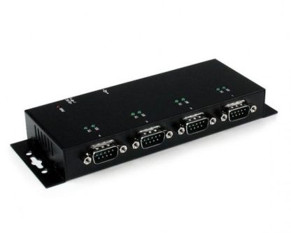 STARTECH  HUB CONCENTRADOR ADAPTADOR USB A SERIAL RS232 DB9 4 PUERTOS NEGRO - Image 2