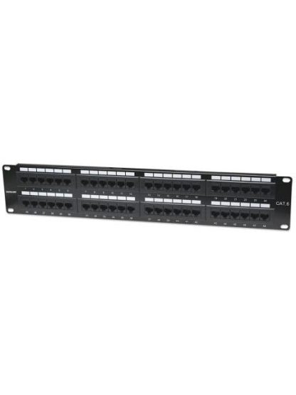 INTELLINET PANEL DE PARCHEO CAT6 2U 48 PUERTOS