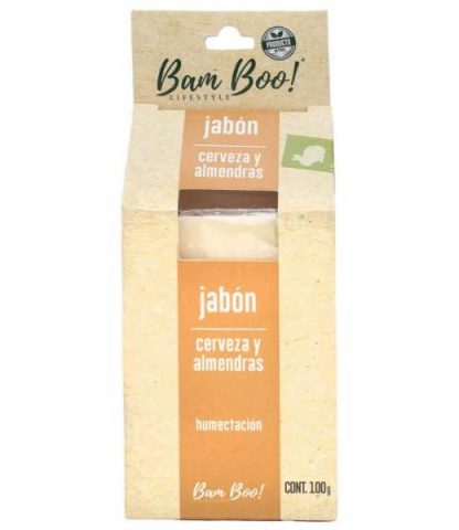 JABON CERVEZA Y ALMENDRA 100 G BAM BOO LIFESTYLE