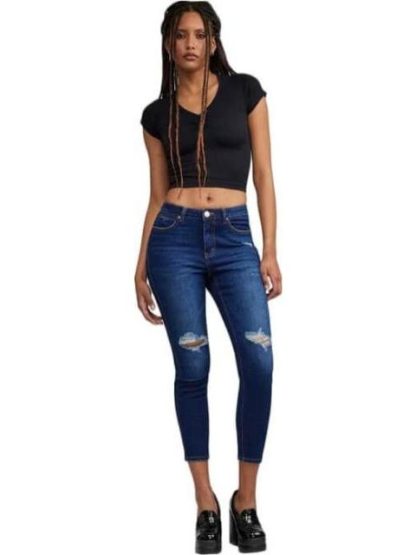 JEANS SUPERSKINNY CINTURA REGULAR AZUL INDIGO ATMOSPHERE DNM - Image 6