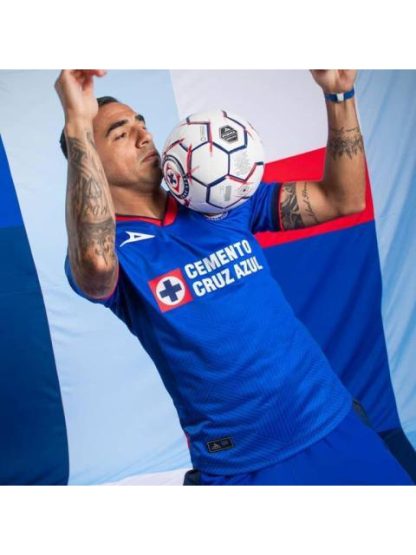 JERSEY CRUZ AZUL HOME 23 24 AZUL REY PIRMA