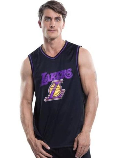 JERSEY LAKERS JERSEY NEGRO FEX PRO - Image 4