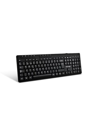 KIT DE TECLADO MOUSE Y BOCINAS VORAGO KMS-104 ALAMBRICO USB NEGRO (ESPANOL)