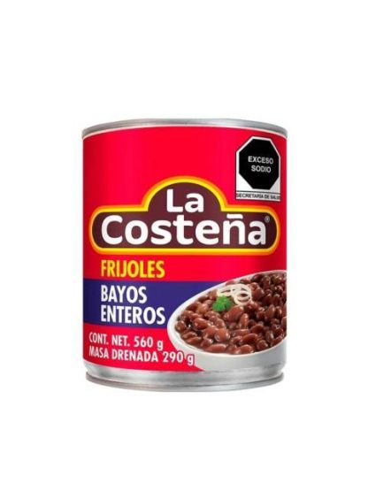 LA COSTEÑA FRIJOLES ENTEROS BAYOS 560 GR