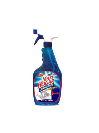 MAXI HOGAR LIMPIAVIDRIOS LIQUIDO 1 LT