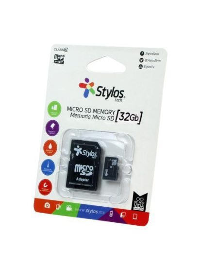 MEMORIA MICRO SD STYLOS STMS321B 32 GB STMS321B