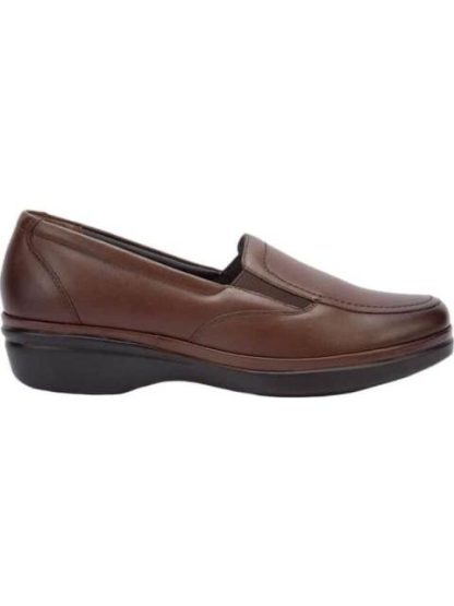 MOCASIN CHOCLO DE PIEL COGNAC CALZADO PAZSTOR