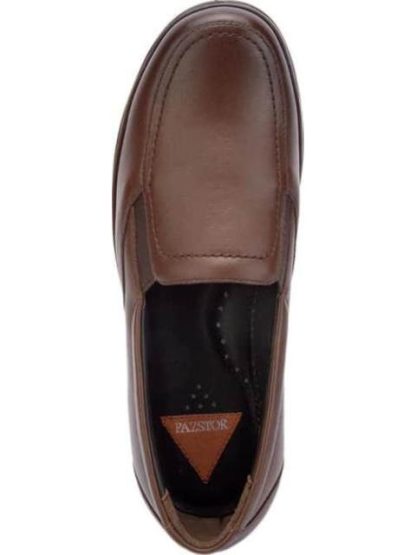 MOCASIN CHOCLO DE PIEL COGNAC CALZADO PAZSTOR - Image 3