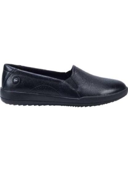 MOCASIN CHOCLO DE PIEL NEGRO FLEXI