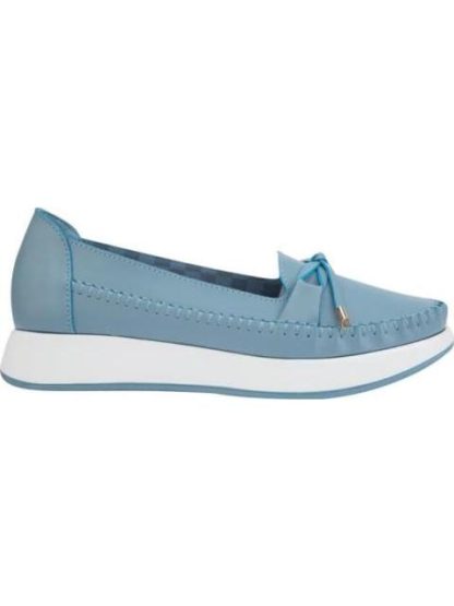 MOCASIN CON MOÑO AZUL SHOSH